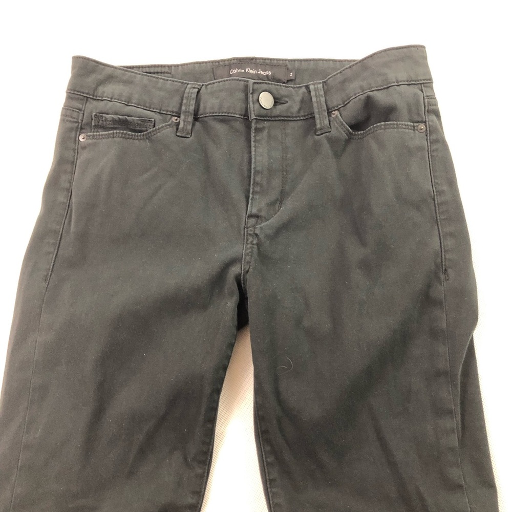 Calvin Klein Women’s Skinny Black Jeans 2 - Picture 4 of 6